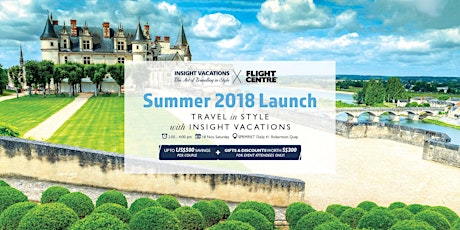 Insight Vacations Summer Launch 2018 (exclusive offers for event attendees) primary image