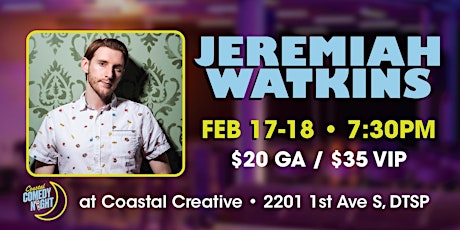 Coastal Comedy Night with Jeremiah Watkins