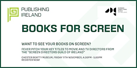 Books for Screen 2022 with Screen Directors Guild of Ireland
