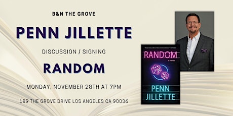 Penn Jillette discusses & signs RANDOM at B&N The Grove