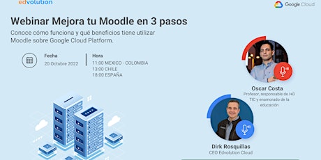 Hauptbild für #CloudParaTodos Webinar: Mejora tu moodle en 3 pasos