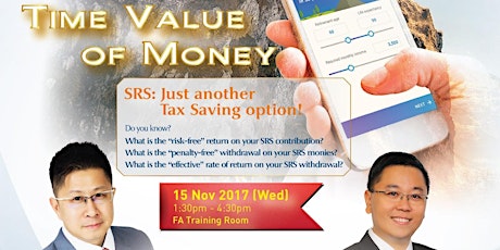 SRS: Another Tax Saving Options (For Financial Practitioners) primary image