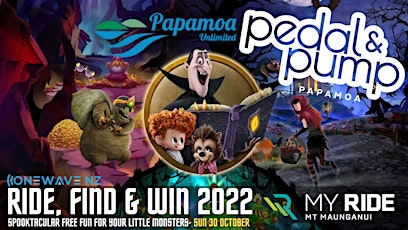 Pedal & Pump Papamoa  SPOOKTACULAR Hunt - Walk or Ride to find & WIN primary image