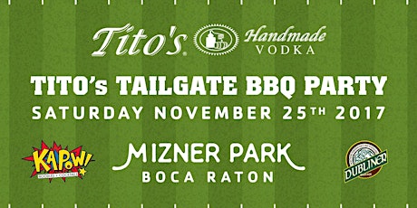 Tito's Tailgate BBQ & College Football in the Park primary image