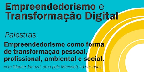 Imagem principal do evento Palestra: "Empreendedorismo e transformação digital"