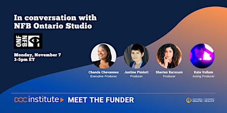 Image principale de In Conversation with NFB Ontario Studio | Meet the Funder