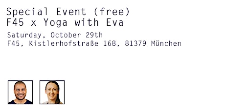 Hauptbild für Special Event (free): F45 x Yoga with Eva