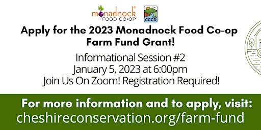 Monadnock Food Co-Op Farm Fund Informational Session #2