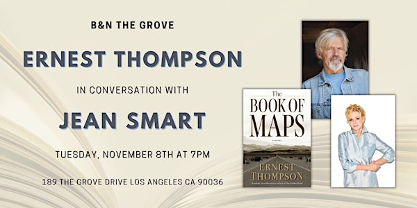 Ernest Thompson discusses THE BOOK OF MAPS with Jean Smart at BN The Grove