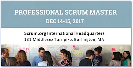 Professional Scrum Master (PSM) - at Scrum.org, Burlington, MA primary image