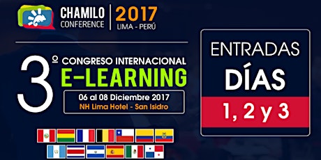 Imagen principal de (Day 1, 2 &3) Congreso eLearning: ChamiloCon Lima 2017