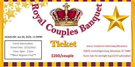 Royal Couples Banquet 2023
