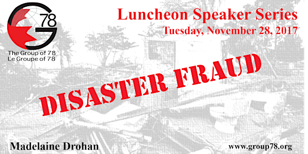 Disaster Fraud