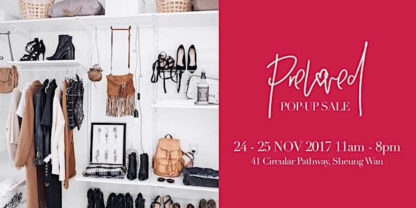 Preloved Designer & High Street Fashion Pop-Up Sale