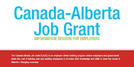 Canada-Alberta Job Grant  - Free Employer Info Session primary image