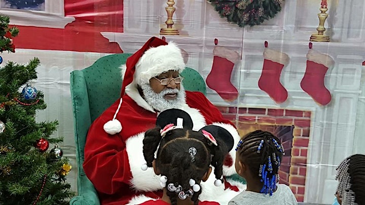 Breakfast with Jolly Santa John. Breakfast and Pictures with Santa. image