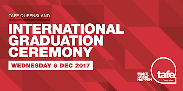 International Student Graduation 6 Dec 2017