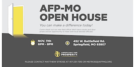 Americans for Prosperity Open House primary image