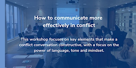 How to communicate more effectively in conflict
