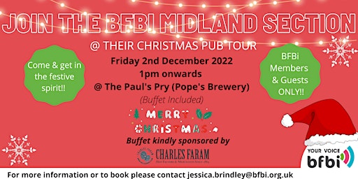 BFBi Midland Section Christmas Pub Tour