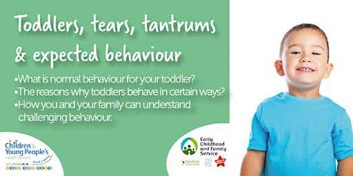 Hauptbild für Toddler Tears, Tantrums & Expected Behaviour