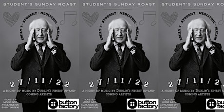 Student’s Sunday Roast at The Button Factory