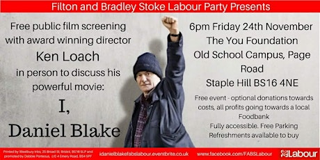 I, Daniel Blake Community Screening with special guest: Ken Loach primary image