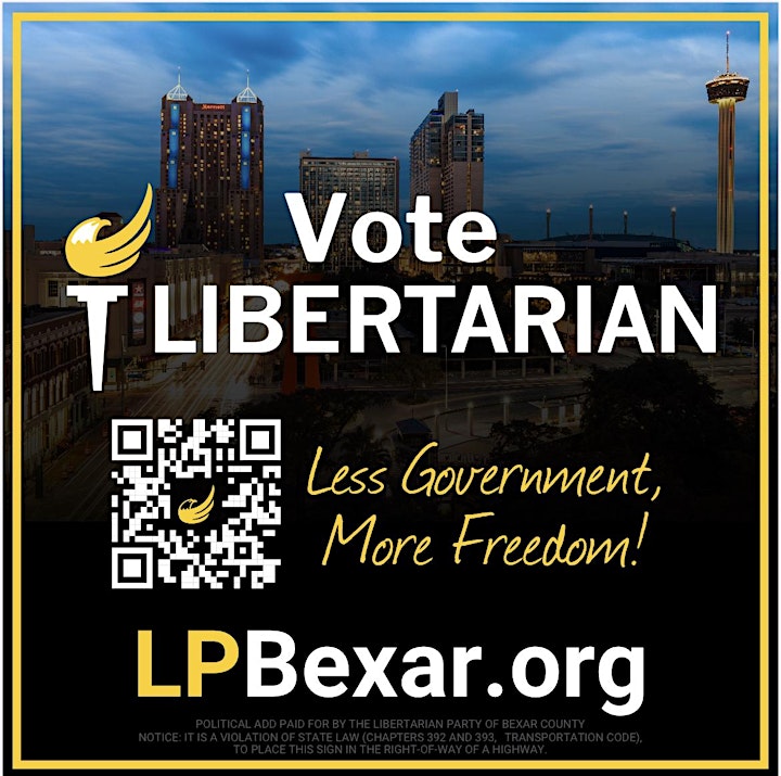 LPBexar Social: Local Candidates (No Longer a Business Meeting) image