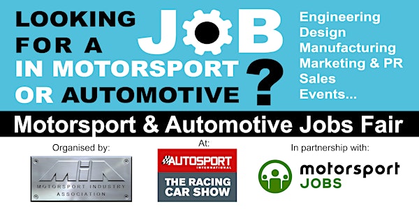 MIA Motorsport & Automotive Jobs Fair in association with MotorsportJobs.co...