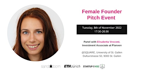 Female Founder Pitch Event