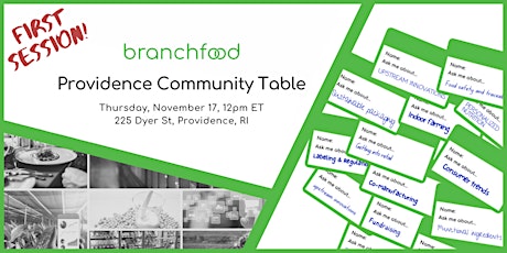 Branchfood Providence Community Table primary image