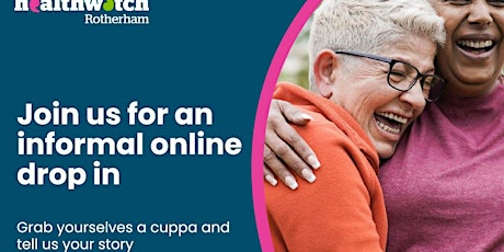 Online coffee morning drop-in: Healthwatch Rotherham primary image