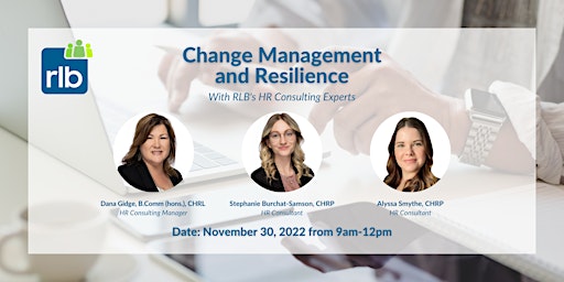 Change Management and Resilience