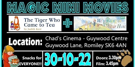 Magic Mini Movies at St Chads - October 30th LATER SHOWING primary image