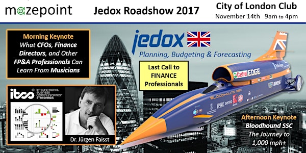 Mazepoint Jedox Roadshow: Bringing Together the Best in BI, CPM, and FP&A
