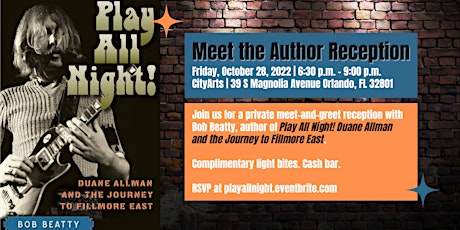 Play All Night! Meet the Author Reception