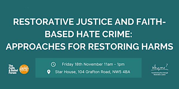 Restorative Justice and Faith-based Hate Crime