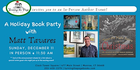 A Holiday Book Party with Matt Tavares