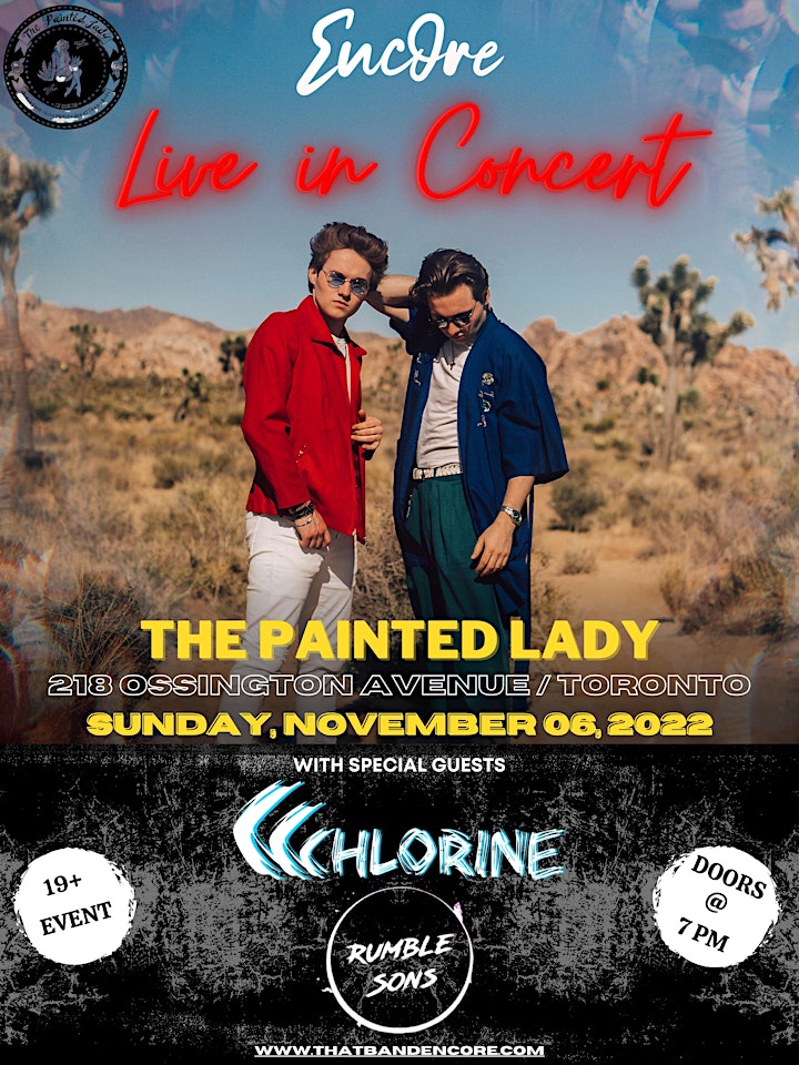 The Painted Lady Presents: Encore's "California Nights" Tour Live." image