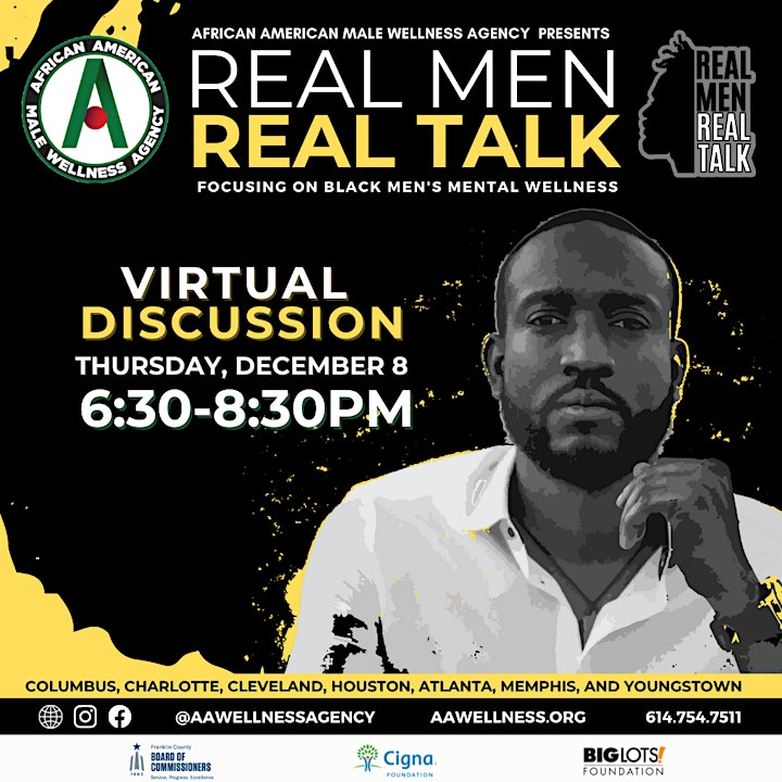 Real Men Real Talk Virtual Discussion image