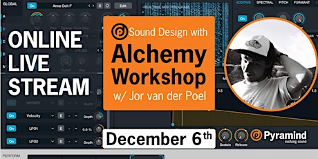 Online Sound Design with Alchemy Workshop with Jor van der Poel primary image