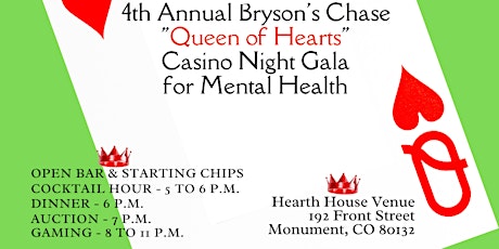4th Annual Bryson's Chase "Queen of Hearts" Casino Night Gala