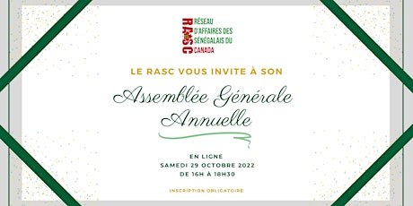 Assemblée Générale Annuelle - Réseau d'Affaires des Sénégalais du Canada