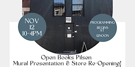 Open Books Pilsen Mural Presentation and Store Reopening!