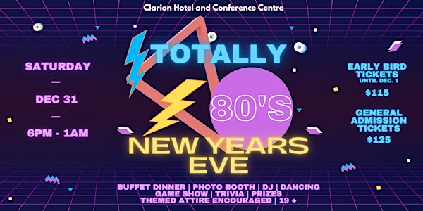 Abbotsford New Years Eve Gala 2023 - Totally 80's