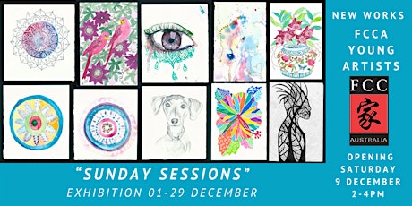 “The Sunday Sessions” - Group Exhibition by FCCA Young Artists @ArtSHINE Gallery, Chippendale - Saturday 09 December. 2-4pm primary image