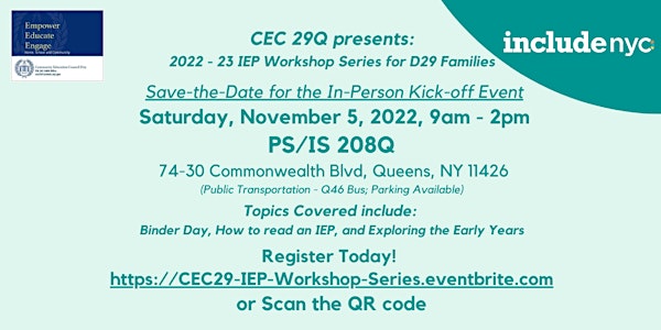CEC 29Q IEP Workshop Series