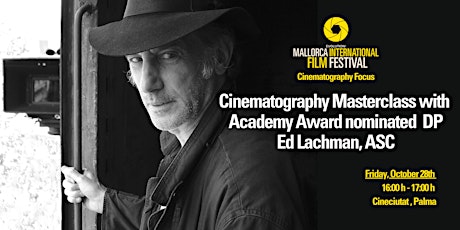 Masterclass with two-time Academy Award nominated Director of Photography E