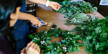 Free festive wreath making in Knighton Spinney primary image