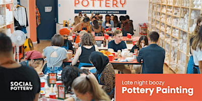 Late night boozy pottery painting 2023- Tuesday